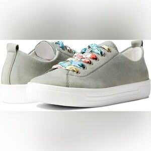 Genuine Suede Upper Lace-up Low Profile Sneakers by Remonte sz EU 41